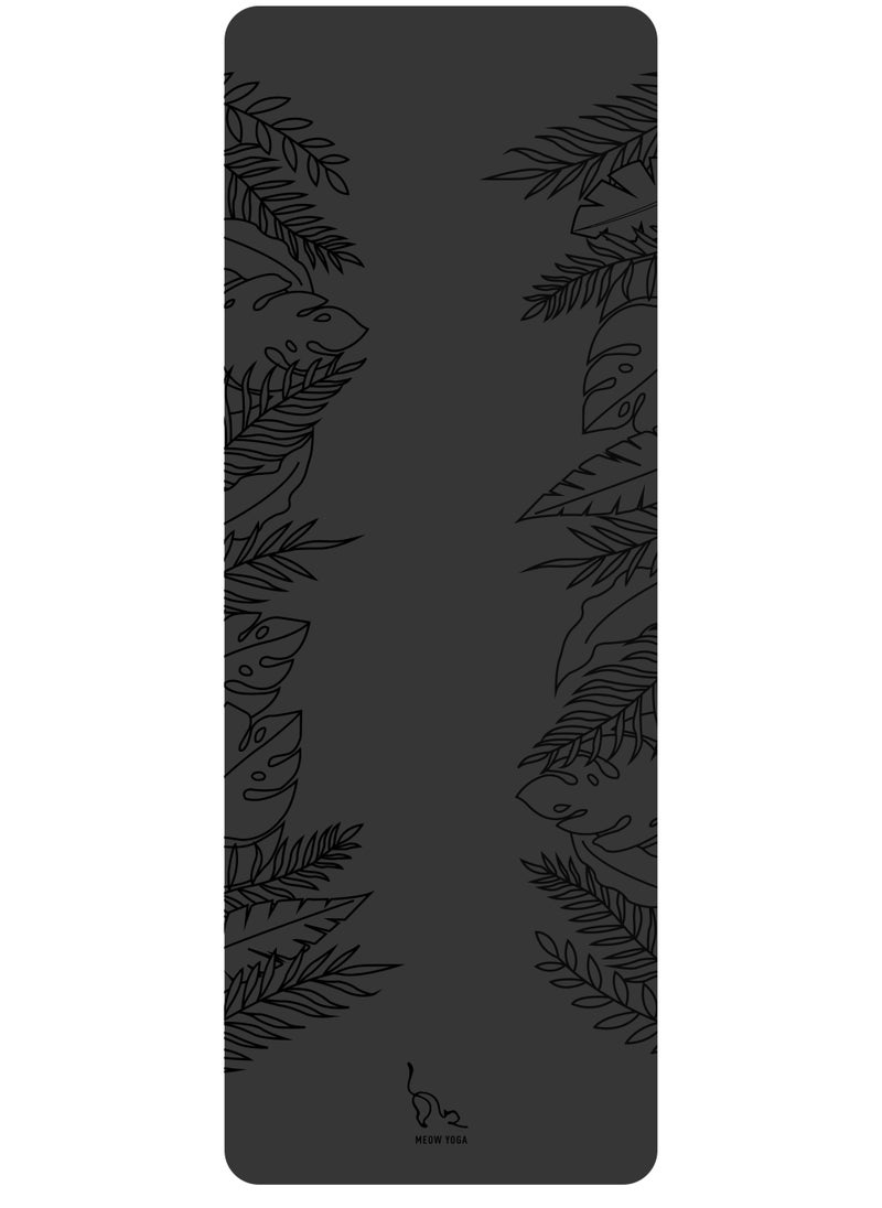 Meow yoga - Jungle Yoga Mat 3mm thick for exercise yoga and pilates - Image 1