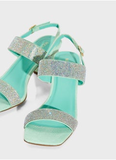 MENBUR Ankle Strap Mid Heel Sandal  - Image 4