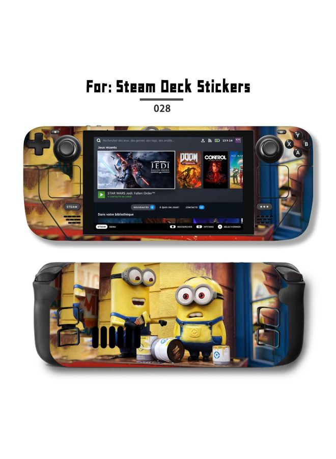 For Steam Deck Sticker Steam Deck Pain Sticker Steam Handset Full Body Sticker Personalized Sticker Film-Color:STM-039 028 - Image 1