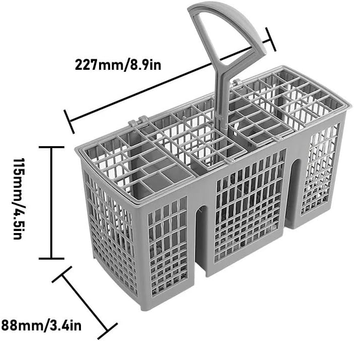 سلة أدوات مائدة عالمية لغسالات الصحون متوافقة مع سيمنز وبوش ومايتاج وكنمور وكونستركتا - Image 5
