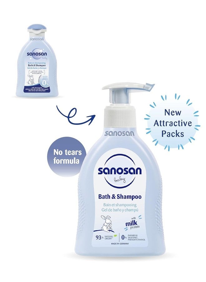 SKINGLOWSIC Sanosan Baby Bath and Shampoo, 200ml, Pack of 1 - Image 2