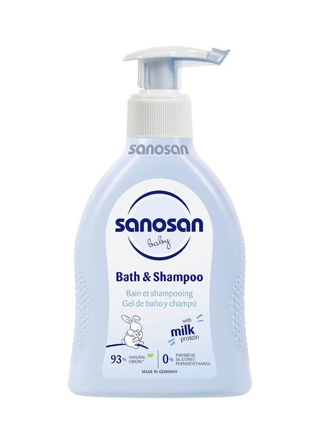 SKINGLOWSIC Sanosan Baby Bath and Shampoo, 200ml, Pack of 1 - Image 1