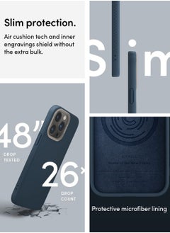 CYRILL Color Brick MAG compatible Case Cover with MagSafe for iPhone 13 PRO - Deep Sea  - Image 5