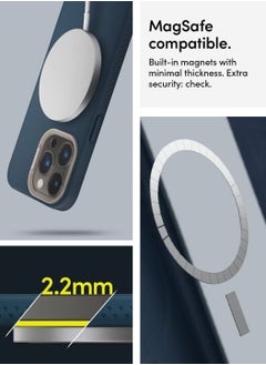 CYRILL Color Brick MAG compatible Case Cover with MagSafe for iPhone 13 PRO - Deep Sea  - Image 3