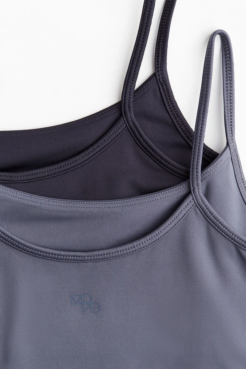 H&M 2-pack sports tops in DryMove™