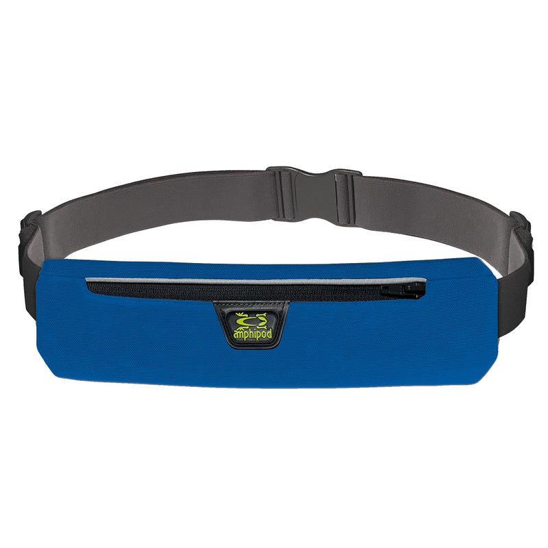 Amphipod AirFlow MicroStretch Plus Belt UltraLight Minimalist Runners Waist Pack Bag for Running Walking Men Women BlueSilver XL - Image 2