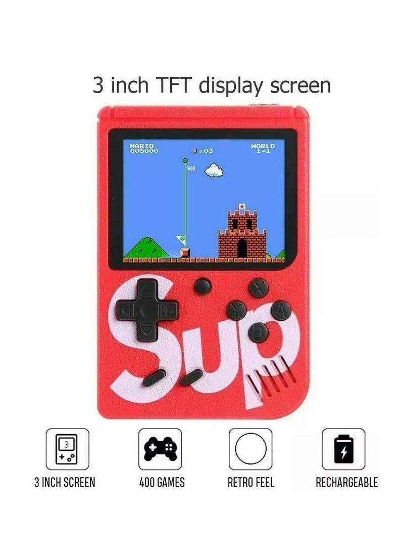 ELTRAZONE SUP Game Box Plus 400 in 1 Retro Games UPGRADED VERSION mini Portable Console Handheld Gift By PRIME-(Yellow) - Image 2