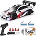 KAIMIO 124 Scale RC Drift Car 4WD 24GHz 30KMH High Speed Racing Sport Toy Car with LED Lights Racing and Drift Wheels 8607White - Image 3