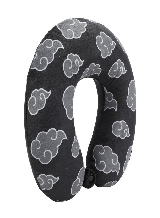 Bioworld مجموعة وسادة عنق للسفر من بي وورلد ناروتو مع قناع عين وبطانية - 3 قطع باللون الرمادي - Image 3