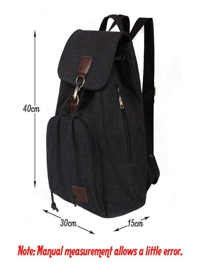 WITERY Women Canvas Fashion Backpacks Purse Casual Outdoor Shopping Daypacks Sports Rucksack Hiking Travel Multipurpose Bag - Image 3