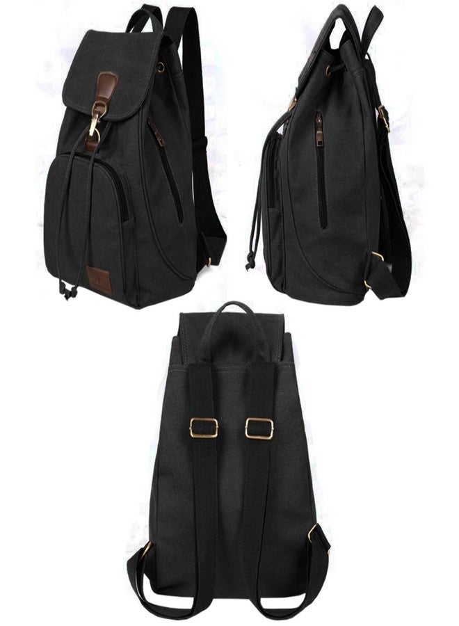 WITERY Women Canvas Fashion Backpacks Purse Casual Outdoor Shopping Daypacks Sports Rucksack Hiking Travel Multipurpose Bag - Image 4