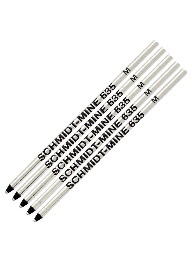 Schmidt 5 Pack 635 Mini D1 Refills Black - Image 1