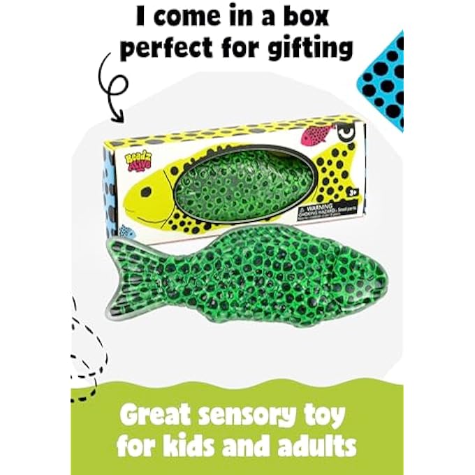 Keycraft Beadz Alive Fish | Sensory Fidget Toy | Stress Relief | Squeeze Toy for Kids - Image 5