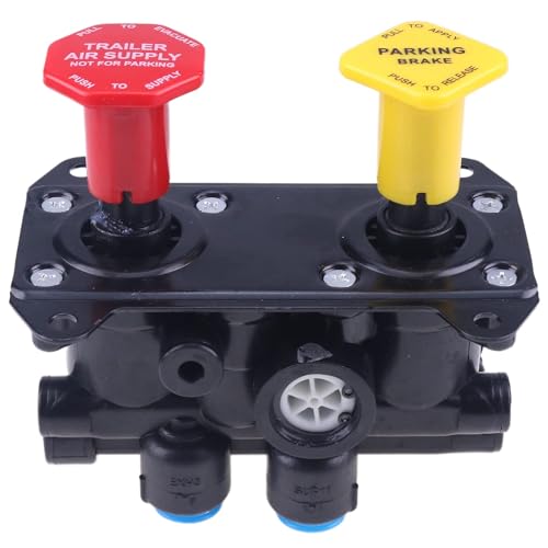 WQSING MV3 Dash Air Brake Control Valve 800519 065186 107433 Compatible with Freightliner Kenworth Peterbilt Volvo Western Star Ford Bendix Truck Trailer Parking Module - Image 1