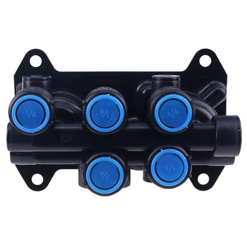 WQSING MV3 Dash Air Brake Control Valve 800519 065186 107433 Compatible with Freightliner Kenworth Peterbilt Volvo Western Star Ford Bendix Truck Trailer Parking Module - Image 3