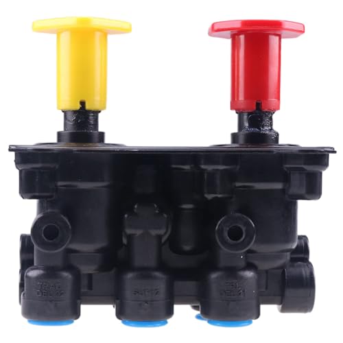 WQSING MV3 Dash Air Brake Control Valve 800519 065186 107433 Compatible with Freightliner Kenworth Peterbilt Volvo Western Star Ford Bendix Truck Trailer Parking Module - Image 2