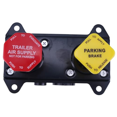 WQSING MV3 Dash Air Brake Control Valve 800519 065186 107433 Compatible with Freightliner Kenworth Peterbilt Volvo Western Star Ford Bendix Truck Trailer Parking Module - Image 4