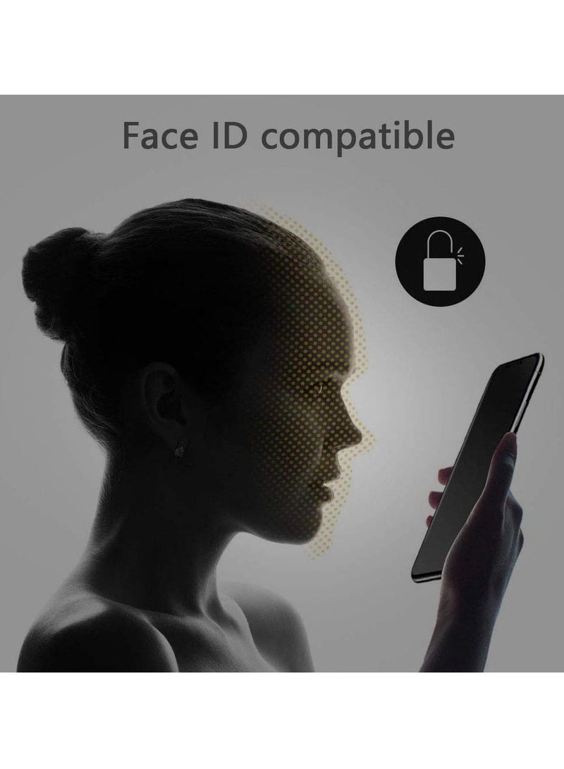 BORTONY iPhone 14 Pro Max Privacy Screen Protector (2 Pack) 9H Anti Spy Dark Film Guard Case Friendly Bubble Free Tempered Glass for Apple iPhone 14 Pro Max 6.7 Inch 2022 - Image 5