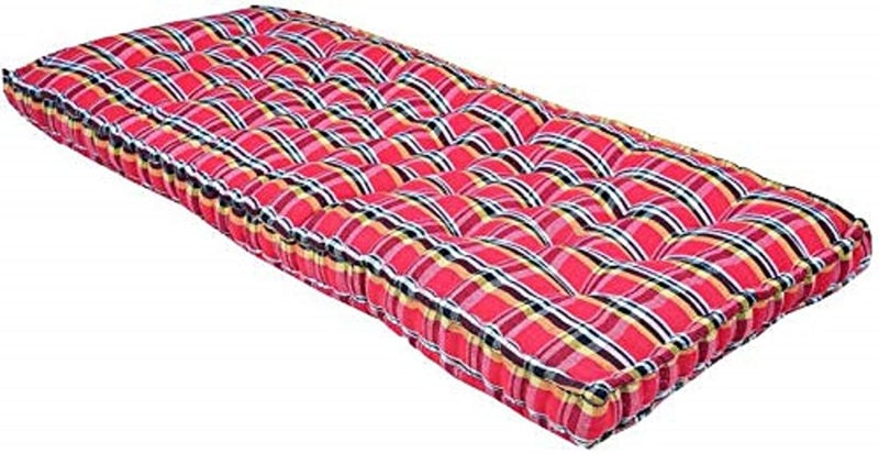 Deevine Craft Soft Cotton Quilt Box Mattress Gadda - Multicolor (78X60 Inches, Super Queen Box Mattress) - Image 1