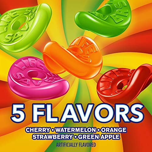 LIFE SAVERS 5 Flavors Gummies Candy Bag Gummy Candy for Goodie Bags Road Trips Treats 26 oz Pack of 6 - Image 5