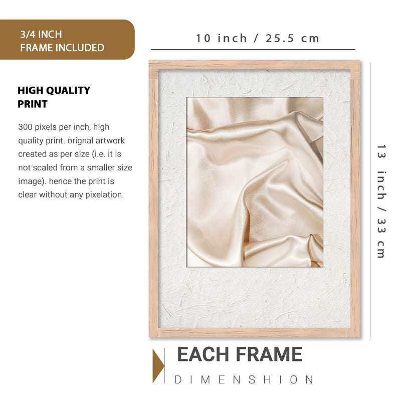 walllane Boho Abstract Gallery Wall Art Flower Line Art For Wall Hanging Frames Boho Wall Pster With Frames Home Decor 10x13 inch A - Image 2