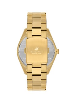 BEVERLY HILLS POLO CLUB Beverly Hills Polo Club BP3576X.170 Men Automatic Display Watch & Metal Strap Gold  - Image 3