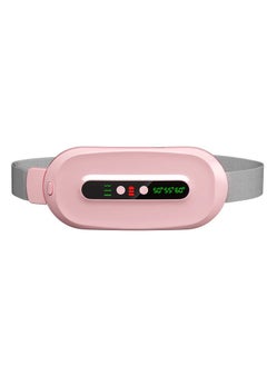 ELTRAZONE Cramps Menstrual Period Pain Relief Smart Menstrual Heating Pad Period Cramp Massage Belt vibration belly massage belt blue and pink color available  - Image 4