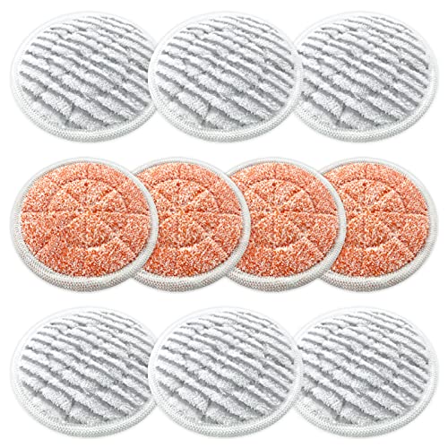 Eifrthe 10-Pack S7000 Replacement Steam Mop Pads,Compatible with Shark S7001 S7000AMZ, S7000 S7001TGT S7201 S7005 S7020 S8001 S8201 Series Steam Mop Pads,Steam & Scrub All-in-One Scrubbing Mop Pads - Image 1