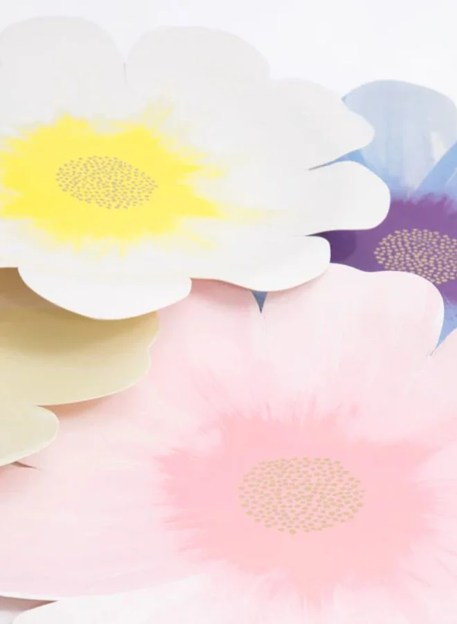 Meri Meri Flower Garden Plates Large