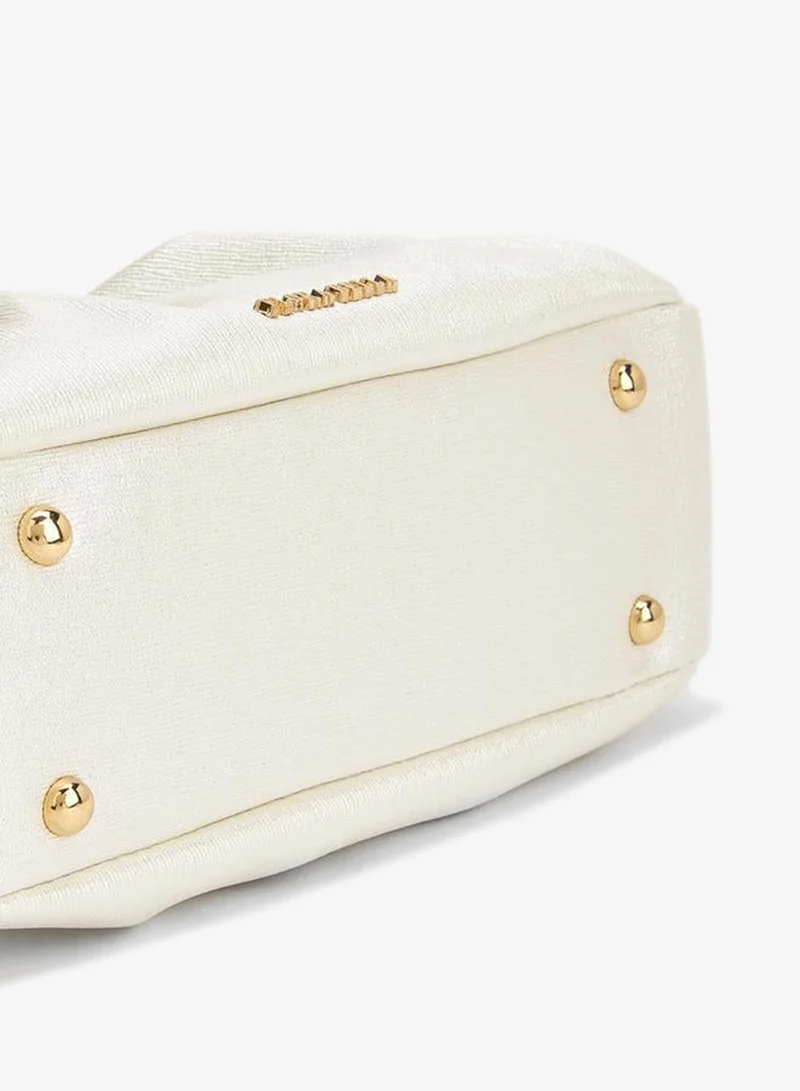 Flora Bella By Shoexpress CREAM Crossbody Bag with Detachable Shoulder Strap for Women | Best Price UAE