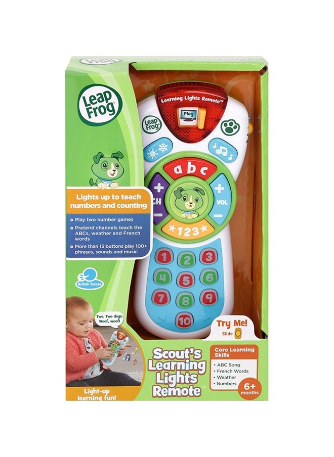 LeapFrog Scout'S Learning Lights Remote | Musical Baby Toy With Lights, Sounds, Numbers & Letters | Christmas Gifts & Stocking Fillers For Children 6 Months+, 1, 2, 3 Year Olds Boys & Girls,Multi  - Image 2