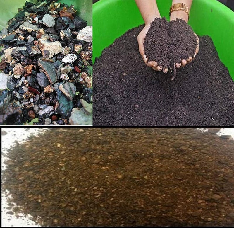 2 kg Cinder 2 kg Leaf Compost 1 kg neem Khali