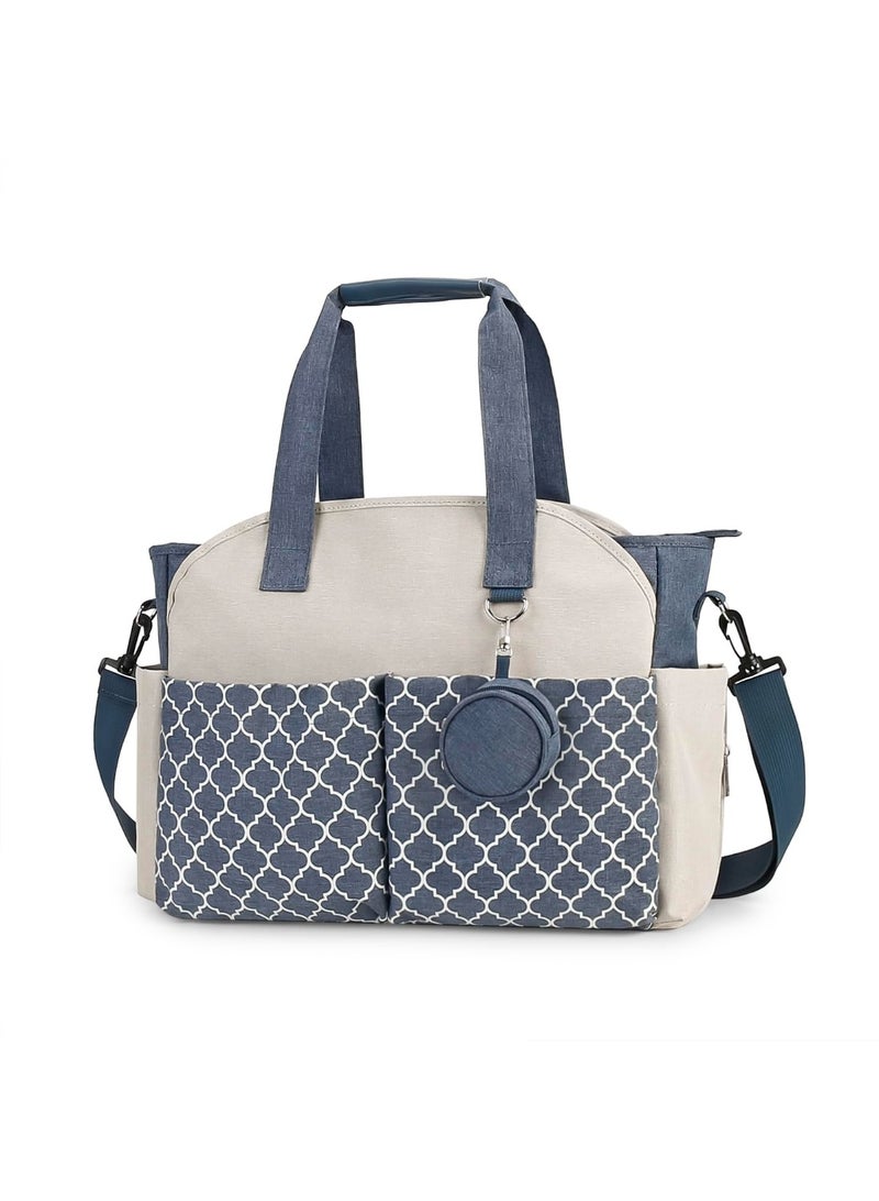 KYD Multi-Functional Diaper Tote with Built-in Changing Pad – Travel Baby Bag with Adjustable Strap & Large Storage - Image 1