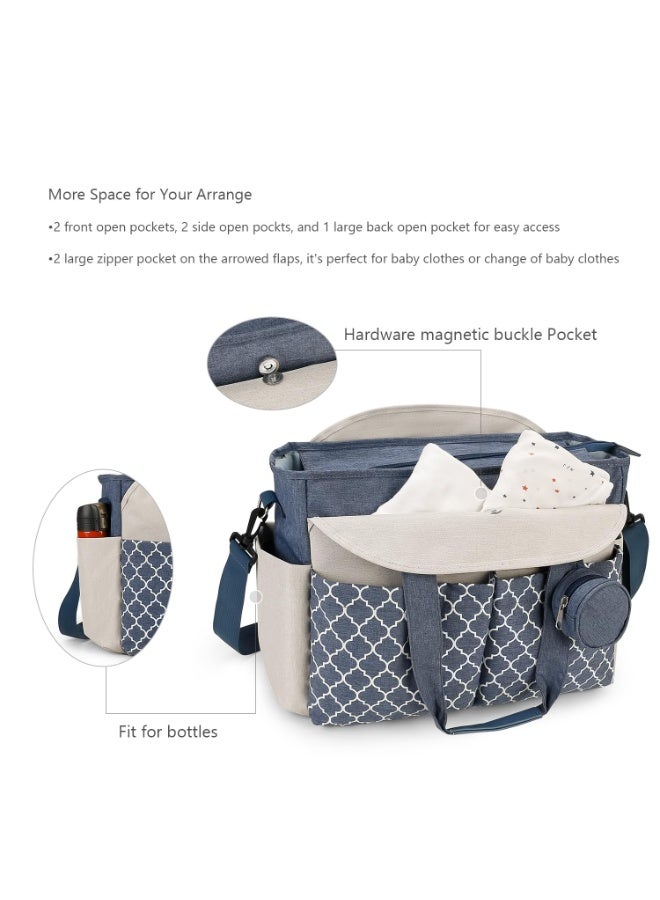 KYD Multi-Functional Diaper Tote with Built-in Changing Pad – Travel Baby Bag with Adjustable Strap & Large Storage - Image 3