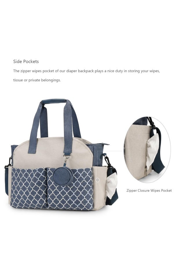 KYD Multi-Functional Diaper Tote with Built-in Changing Pad – Travel Baby Bag with Adjustable Strap & Large Storage - Image 5