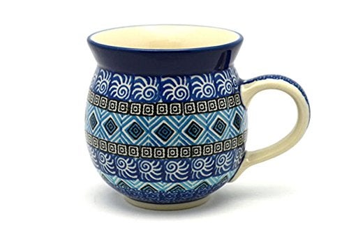 Polish Pottery Gallery Polish Pottery Mug - 11 oz. Bubble - Aztec Sky - Image 1