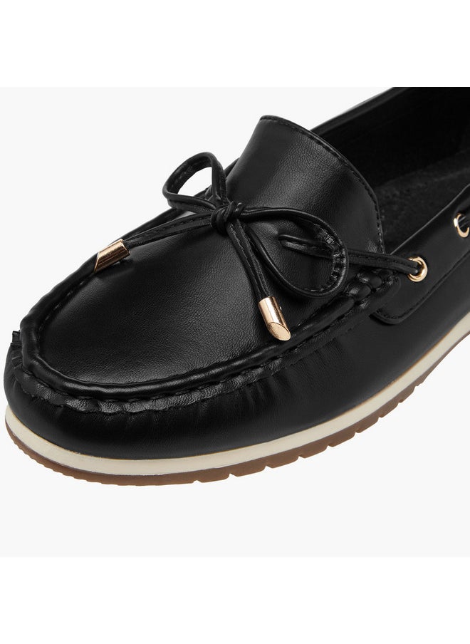 Le Confort Women's Bow Accent Slip-On Moccasins  - Image 4