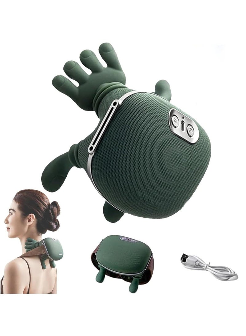سياسو جهاز تدليك يدوي للكتف والرقبة من ، جهاز تدليك دافئ للرقبة والكتف، جهاز تدليك للكتف والرقبة وأسفل البطن، صغير الحجم وخفيف الوزن - Image 1