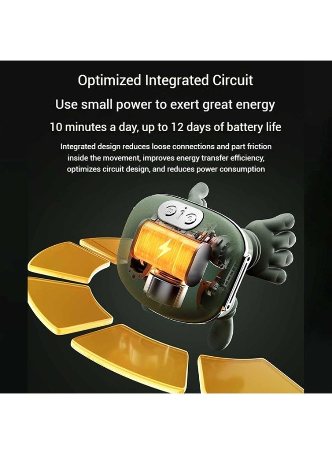 سياسو جهاز تدليك يدوي للكتف والرقبة من ، جهاز تدليك دافئ للرقبة والكتف، جهاز تدليك للكتف والرقبة وأسفل البطن، صغير الحجم وخفيف الوزن - Image 5