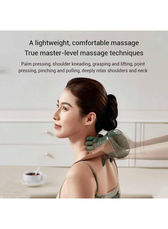 سياسو جهاز تدليك يدوي للكتف والرقبة من ، جهاز تدليك دافئ للرقبة والكتف، جهاز تدليك للكتف والرقبة وأسفل البطن، صغير الحجم وخفيف الوزن - Image 2