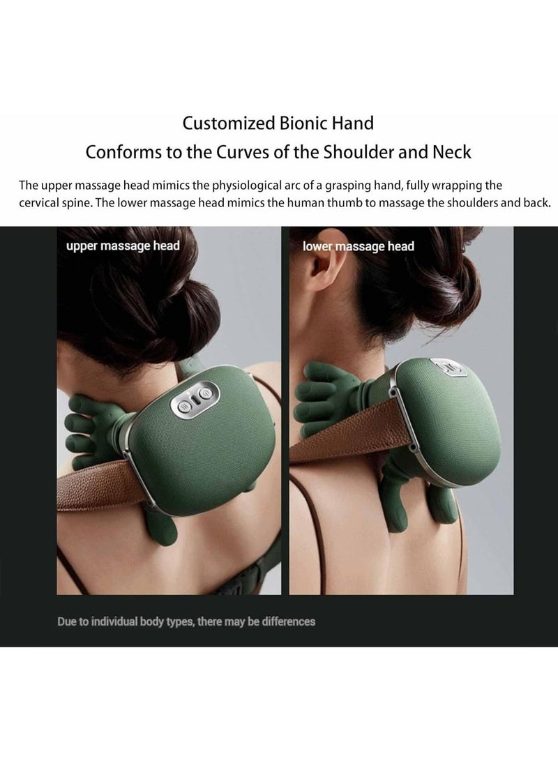 سياسو جهاز تدليك يدوي للكتف والرقبة من ، جهاز تدليك دافئ للرقبة والكتف، جهاز تدليك للكتف والرقبة وأسفل البطن، صغير الحجم وخفيف الوزن - Image 3