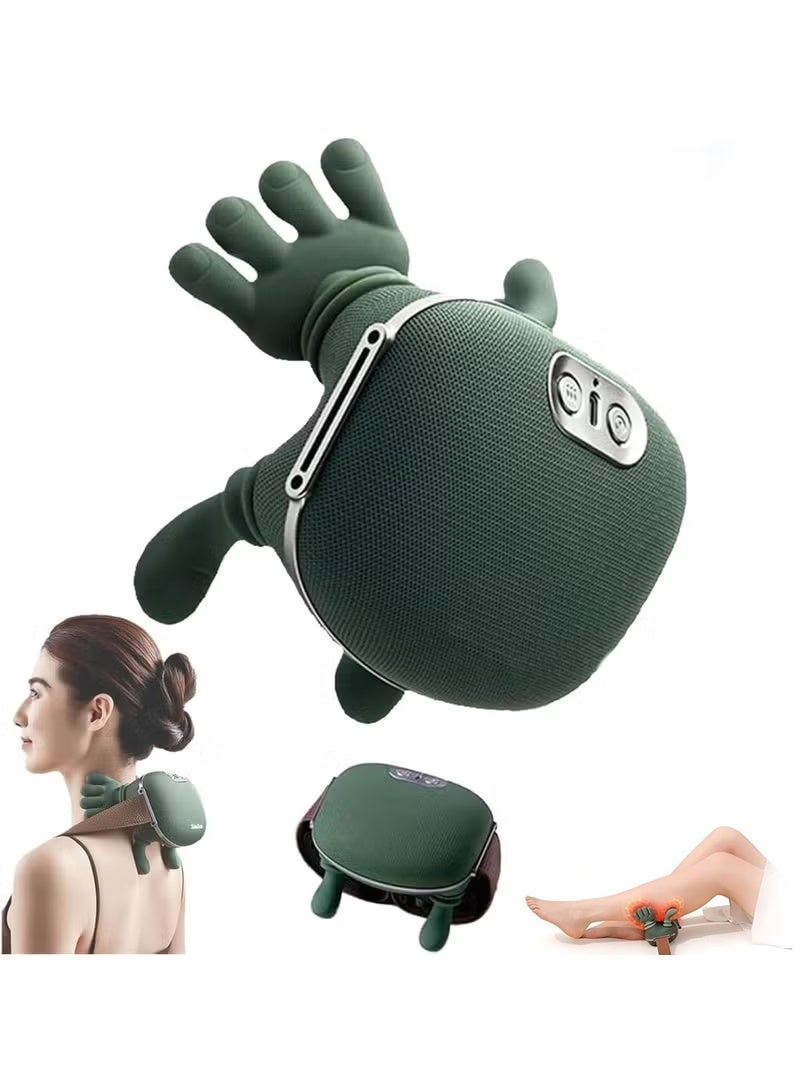 siaasoo Neck Massager and Shoulder Massager, Hand Shoulder Neck Massager, Neck and Shoulder Heating Massager, Shoulder, Neck, Lower Abdomen Massager, Compact and Lightweight - Image 1