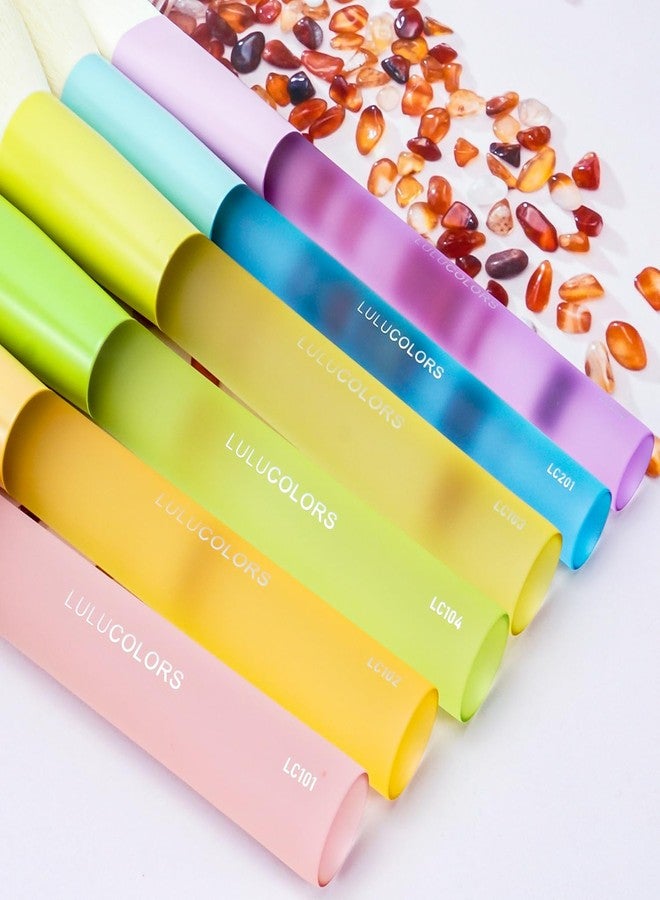 مجموعة فرش مكياج من LULUCOLORS مكونة من 18 قطعة للمبتدئين - مناسبة للسفر بمقابض ناعمة مناسبة لالتهاب المفاصل وشعيرات لا تتساقط | تتضمن حقيبة تخزين وفرش ظلال العيون وإسفنجات (متعددة الألوان) - Image 3