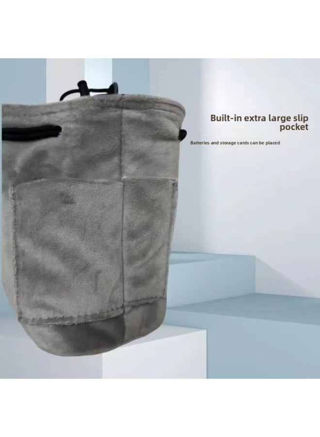 CCD Camera Bag Crossbody Card Machine Micro Single Portable Macaron Color Lens Protection Beam Storage Bag SLD Bag-Color:White  - Image 4