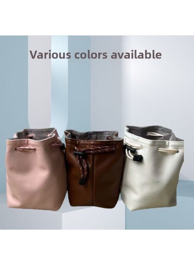 CCD Camera Bag Crossbody Card Machine Micro Single Portable Macaron Color Lens Protection Beam Storage Bag SLD Bag-Color:White  - Image 2