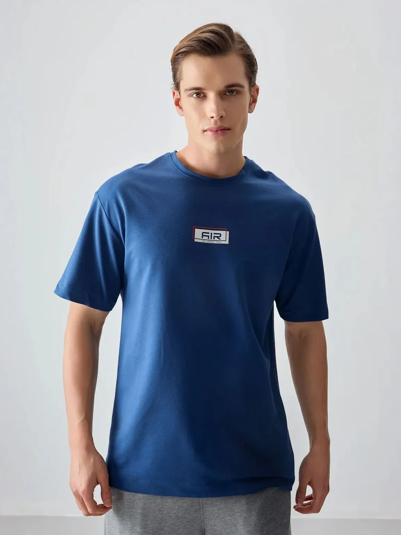 TOMMYLIFE TOMMY Oversized Logo Patch T-Shirt
