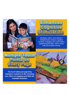 Kiddale Pack of 4 Musical Rhymes Book|8 Classical +16 Rhymes each for Farm,Wild Animals & Birds |28 Sounds each|Interactive Touch n Play Sound Book|Best Muiscal Gift for 1-3 Years|Sing Along Books  - Image 3