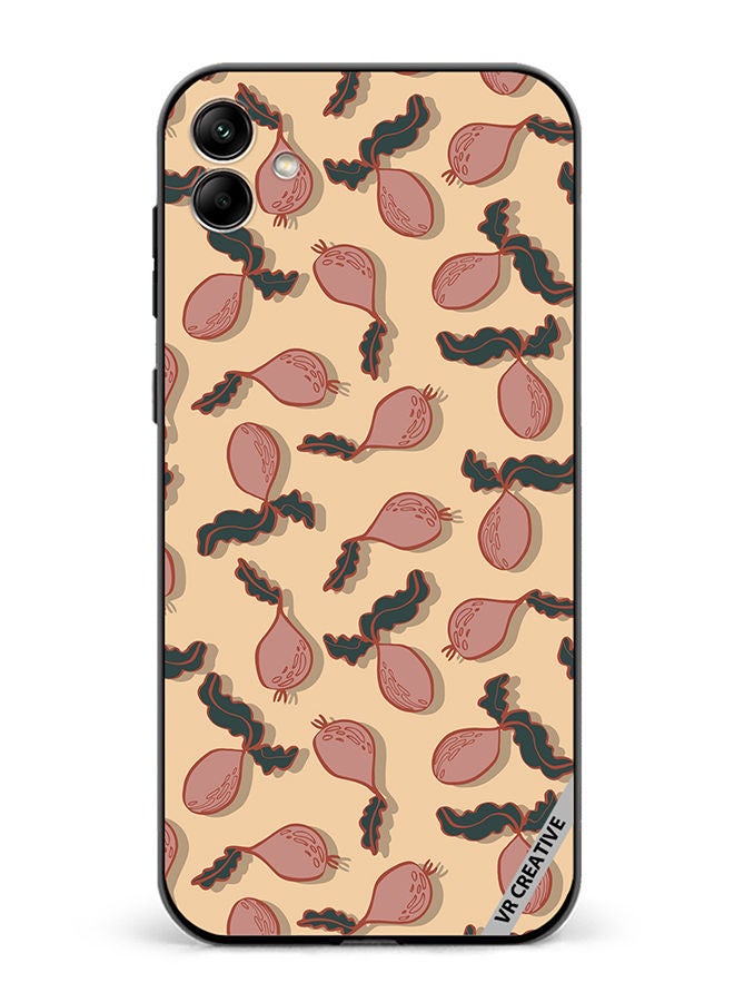 VR CREATIVE Protective Case Cover For Samsung Galaxy A04 Beetroot Vegetable Vector Seamless Pattern Design Multicolour - Image 1
