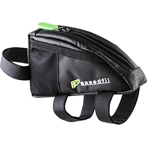 Speedfil SP1 Bicycle Frame Top Tube Storage Bag, Side Pockets with Bolt or Strap Options - Image 1