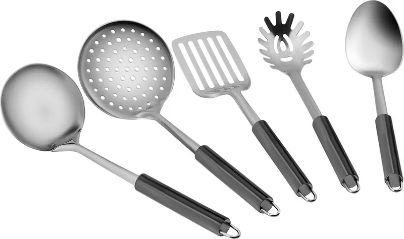 Karaca Apricot Master Black 5 Piece Service Set